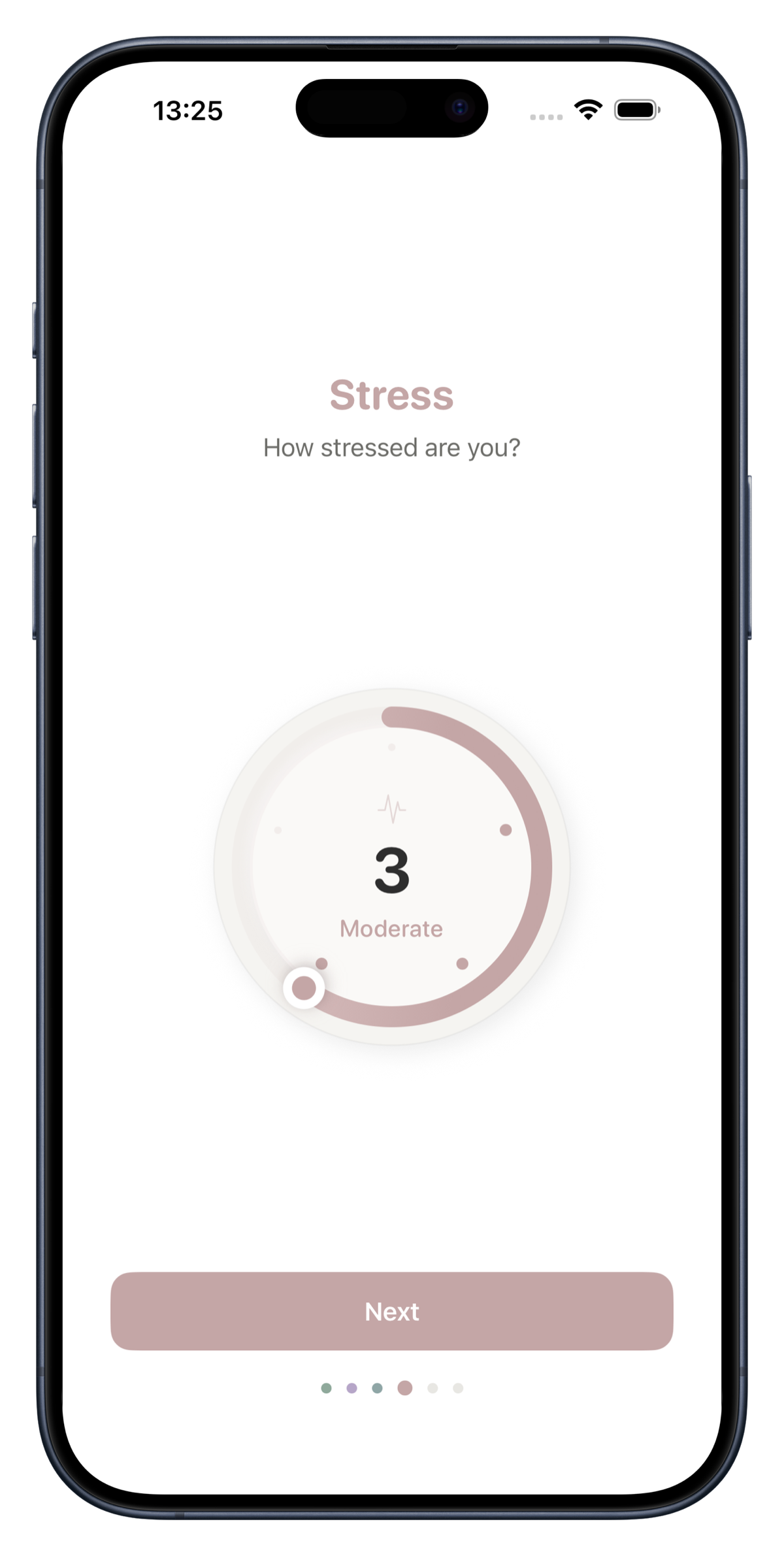 Perimosa app showing mood tracking alongside cycle phase and other perimenopause symptoms